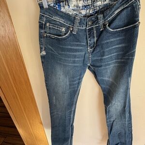 Vintage 2000s Adiktd Dark Blue Skinny Jeans